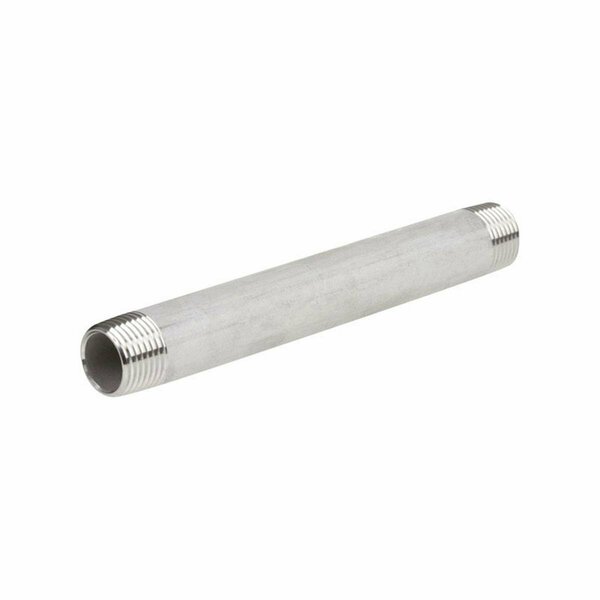 Tool Time 1.25 x 6 in. Stainless Steel Pipe Nipple, 1.25 in. dia. TO1676939